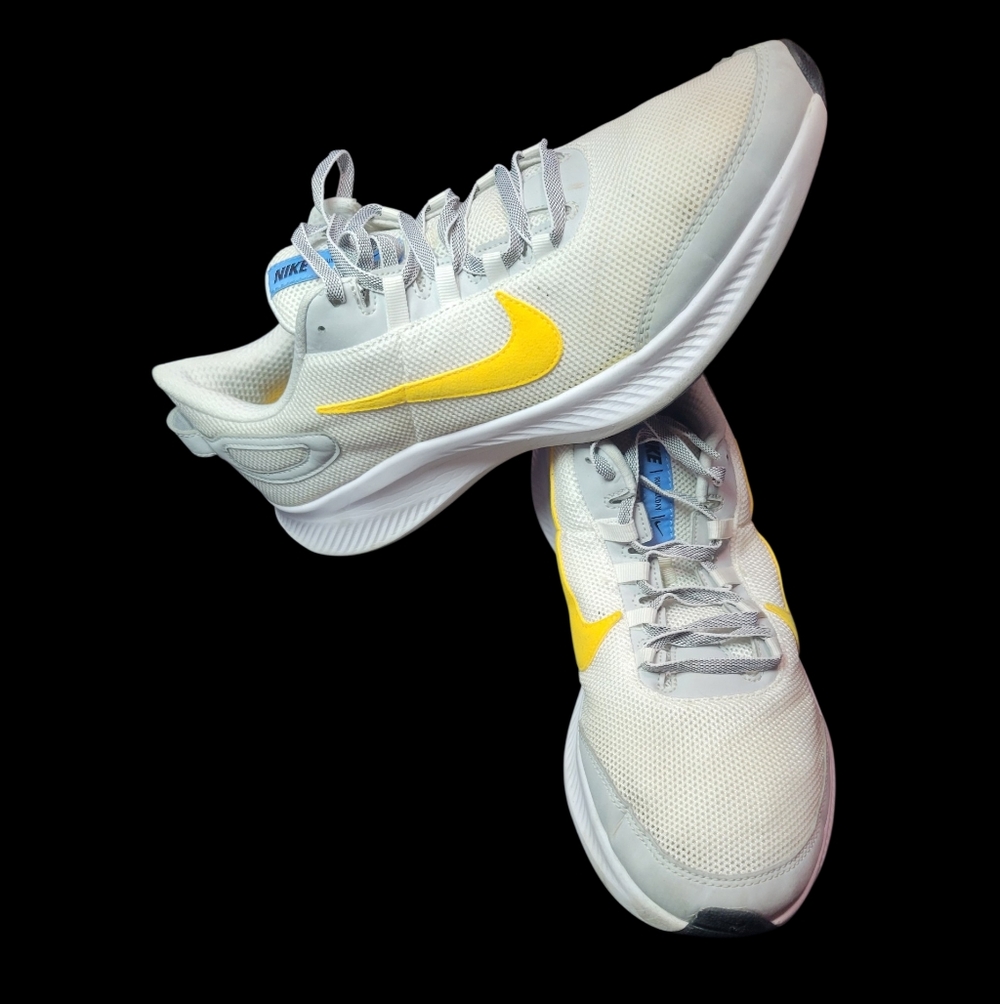 Nike White and Yellow Sneakers
